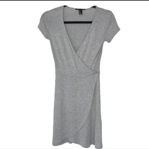 Forever21 Gray Wrap Dress